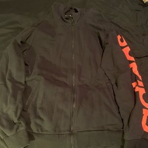 MEN ADIDAS SWEATSHIRT BLACK AND RED